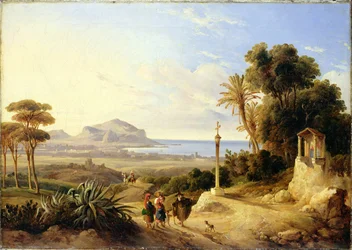 Ansicht von Palermo, 1840